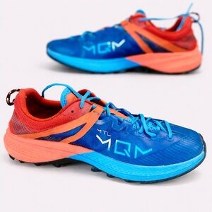 Merrell Vibrant Blue and Red Athletic Shoes